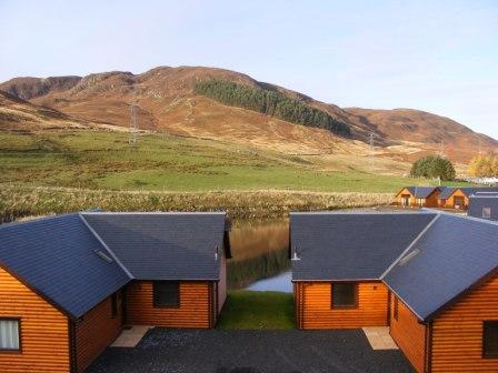 Rear View of Cabins